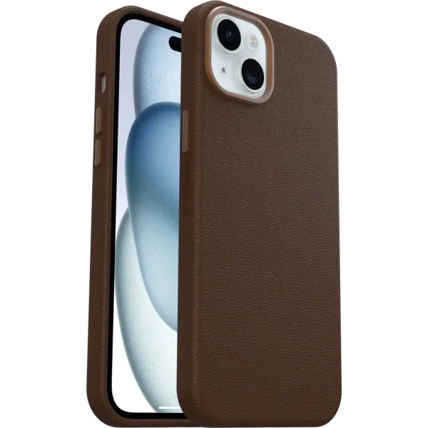 iPhone 15 Plus Symmetry Series Cactus Leather Case