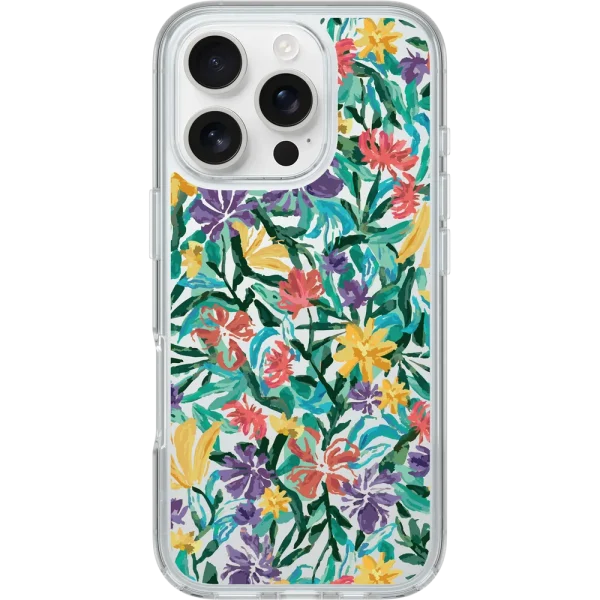 iPhone 16 Pro Symmetry Series Clear for MagSafe Confetti of Blossoms Case